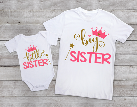 Big Sister-Little Sister Matching Shirts