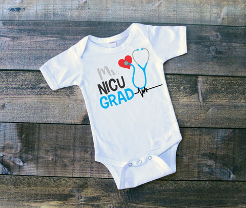 Infant NICU Graduate Boy 
