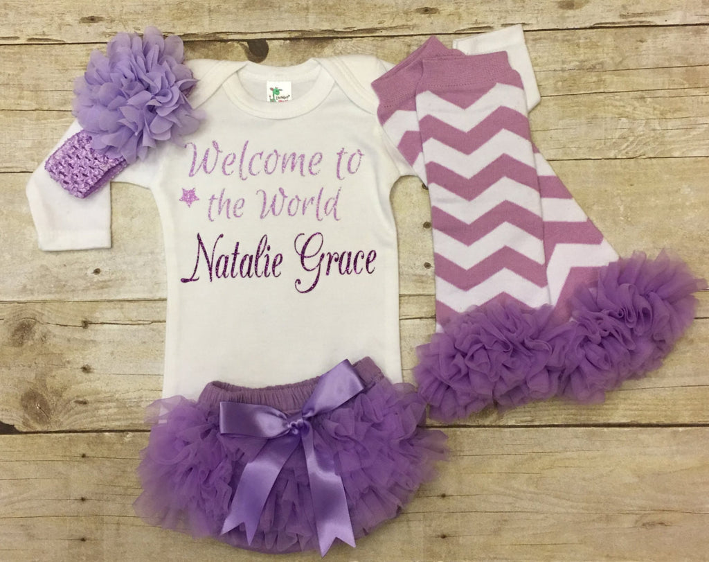 Welcome to the World-Newborn Coming Home Outfit – Keepsake Konnections