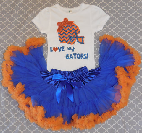 UF Girl Gator Outfit Go Gators
