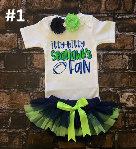 Seahawks Baby Outfit
