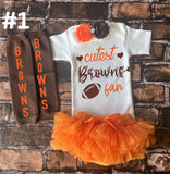 Browns Baby Outfit