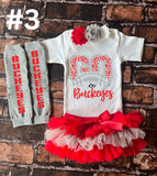 Ohio State Baby Outfit