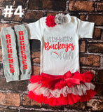 Ohio State Baby Outfit