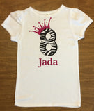 Pink Zebra Birthday Outfit