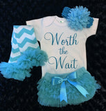 Baby Girl Coming Home outfit, Worth the Wait