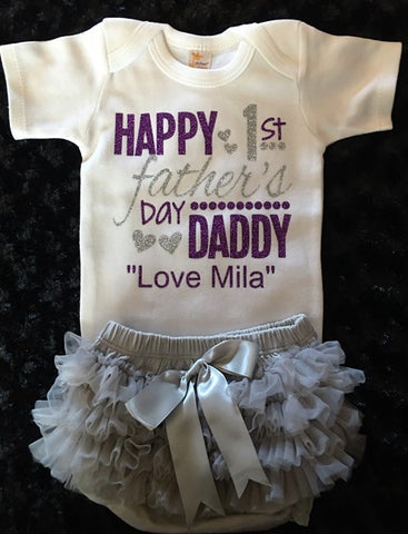 My first fathers day shop baby outfit