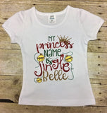 My princess name is Jingle Belle Outfit