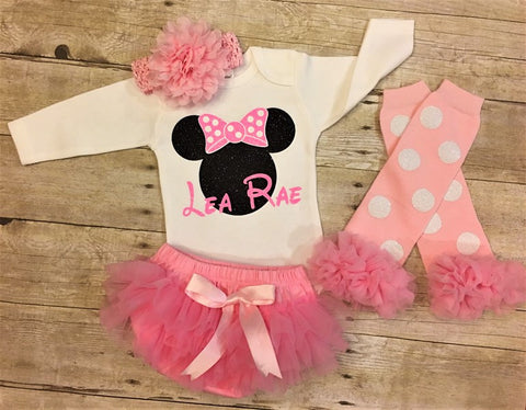 Minnie Mouse Newborn Outfit