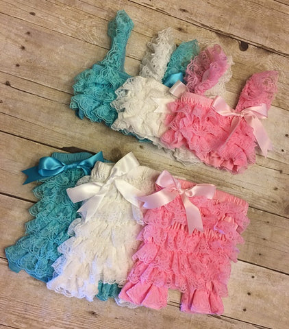 Lace Romper Set