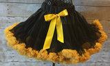 Pittsburgh Steelers Skirt, Black/Gold Pettiskirt