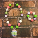 Easter Egg #2 Chunky Necklace