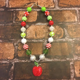 Teacher Apple Chunky Necklace/Snow White Inspired