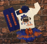 Broncos Baby Girl Outfit