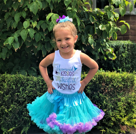 Mermaid birthday outfit 2025 for 6 year old