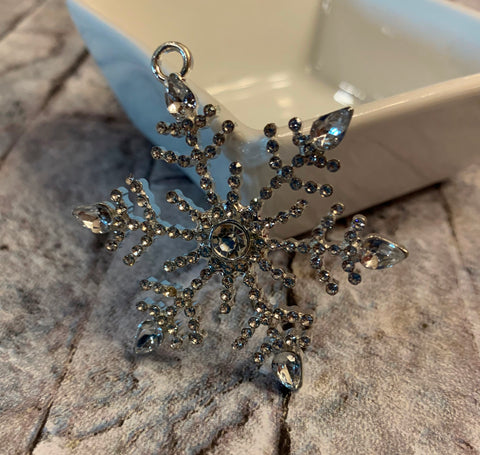 Snowflake Rhinestone Pendant