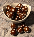 20mm Polka-Dot Bubblegum Beads