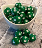 20mm Polka-Dot Bubblegum Beads