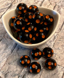 20mm Polka-Dot Bubblegum Beads