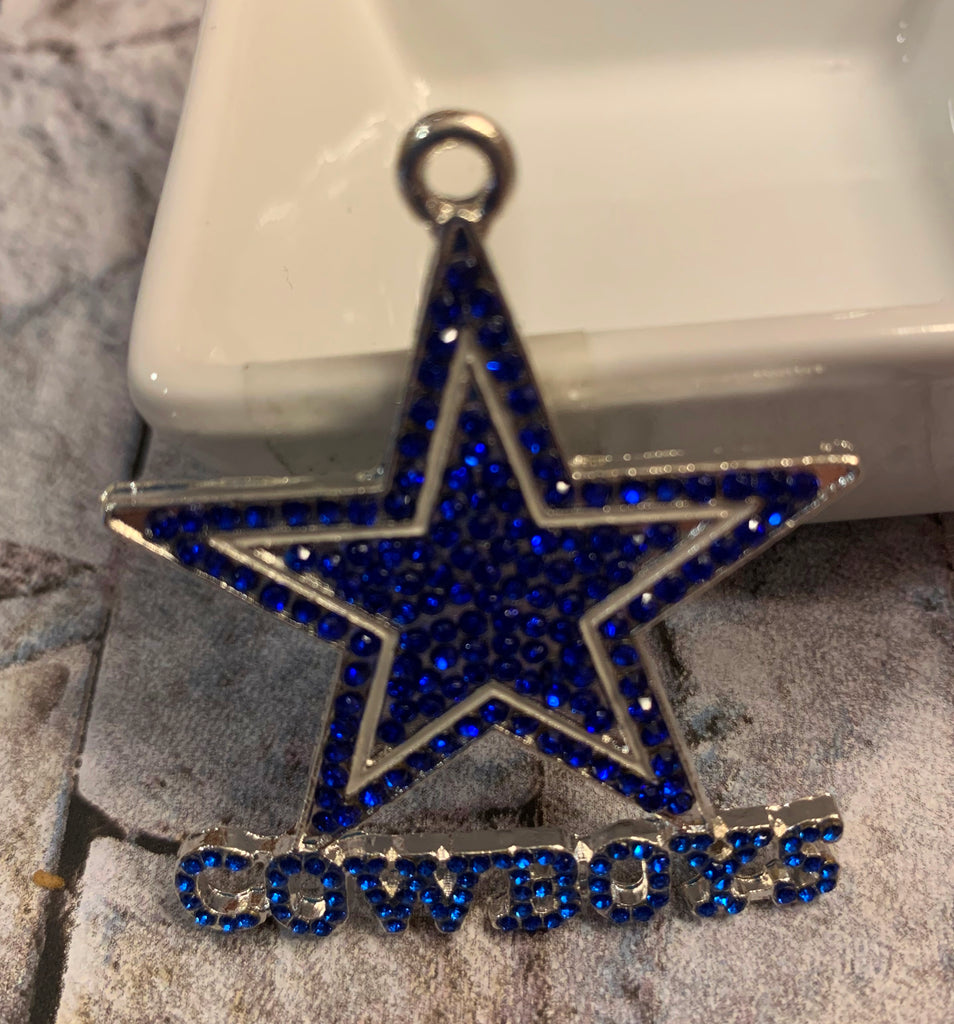 Dallas Rhinestone Dallas Cowboys Rhinestone Pendant – Keepsake Konnections