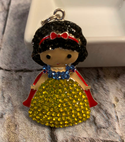 Snow White Rhinestone Pendant
