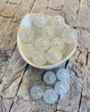 Crackle 20mm AB Bubblegum Beads, Acrylic Beads in Bulk, 20mm Beads, 20mm Bubble Gum Beads