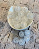 Cracked 20mm Bubblegum Beads