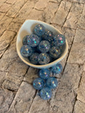Crackle 20mm AB Bubblegum Beads, Acrylic Beads in Bulk, 20mm Beads, 20mm Bubble Gum Beads
