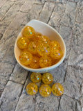 Crackle 20mm AB Bubblegum Beads, Acrylic Beads in Bulk, 20mm Beads, 20mm Bubble Gum Beads