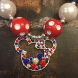 Minnie Mouse Chunky Necklace