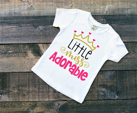 Little Miss Adorable shirt