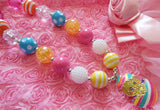 Easter Chick Chunky Necklace