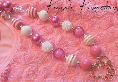 Minnie Mouse Chunky Necklace