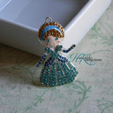 Cinderella Rhinestone Princess Pendant