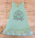 Mermaid Lace Tank Dress