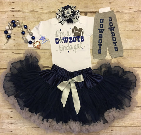 Baby Girl Dallas Cowboys Pettiskirt Outfit