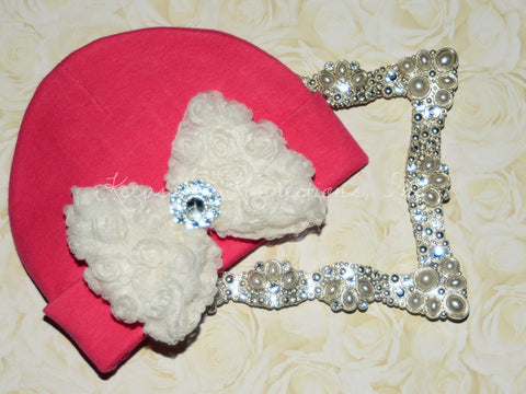 Baby Hot Pink Beanie Cap