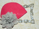 Newborn Girl Take Home Beanie Hat