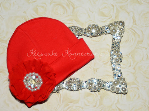 Couture Red Beanie Hats