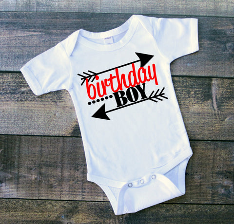 Birthday Boy Bodysuit Customized,