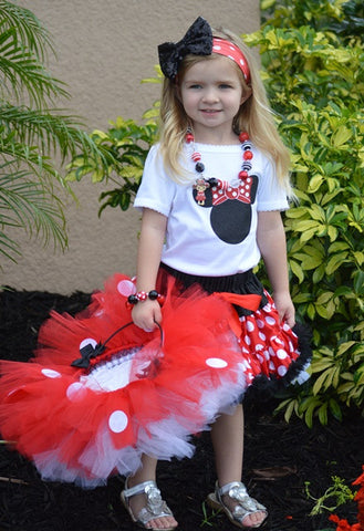 W Minnie Mouse Tutu Basket