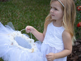 W Flower Girl Basket